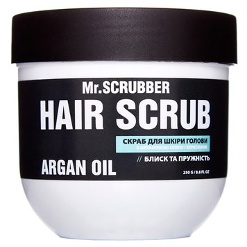 Mr.Scrubber Hair Scrub Argan Oil скраб для шкіри голови з олією аргани та кератином 250 мл