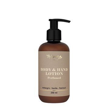 Парфюмированный лосьон для рук и тела TOP BEAUTY Body & Hand Lotion Perfumed Ambergris, Vanilla, Patchouli 250 мл
