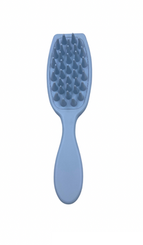 Hair Expert Hair Cleaning Brush Nude Blue Масажна щітка з подовженою ручкою для шкіри голови