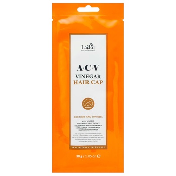 Lador ACV Vinegar Hair Cap маска - шапочка для волос с яблочным уксусом 30 мл