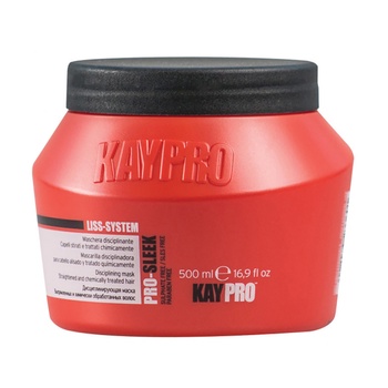 KayPro Pro-Sleek Дисциплінуюча маска для випрямленого волосся 500 мл