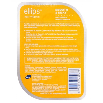 Ellips Hair Vitamin безупречный шелк с прокератиновым комплексом 6х1 мл