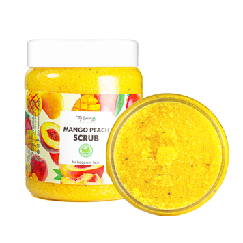 Скраб для тіла та обличчя TOP BEAUTY Scrub With Vitamin E For Body & Face Mango-Peach Coconut