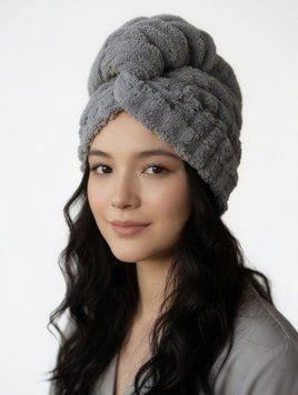 Тюрбан-Рушник. Сірий Hair Expert