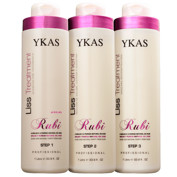 Выпрямление волос YKAS Ruby 3x Набор 1000 мл
