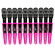 Hair Expert Clip Зажими-крокодили, х10, Рожеві