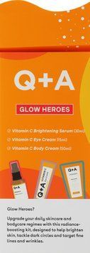 Подарочный набор для сияющей кожи Q+A Glow Heroes Gift Set
