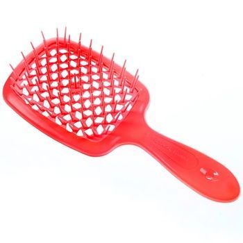 Janeke SUPERBRUSH-small CORAL NEON. Расческа. 83SP234 PFL