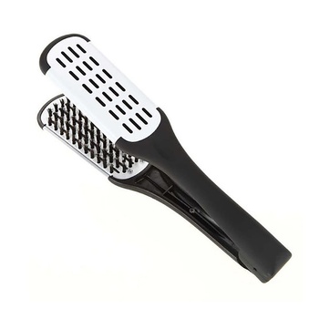 Hair Expert Hairbrush Black/White Гребінець-затискач