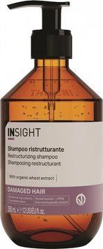 Шампунь для восстановления поврежденных волос (стекло) Insight Damaged Hair Restructurizing Shampoo 350 мл