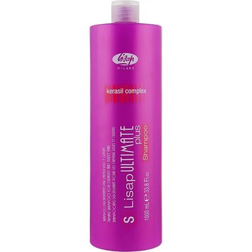 Дисциплінуючий шампунь із кератином Lisap Ultimate Plus Taming shampoo 1000 мл