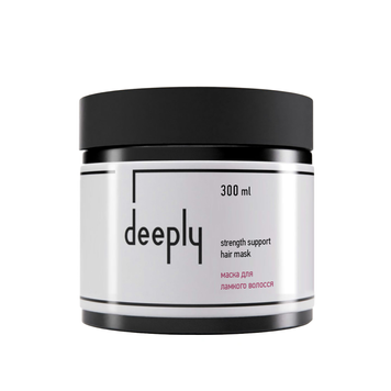 Маска для ломких волос deeply strength support hair mask