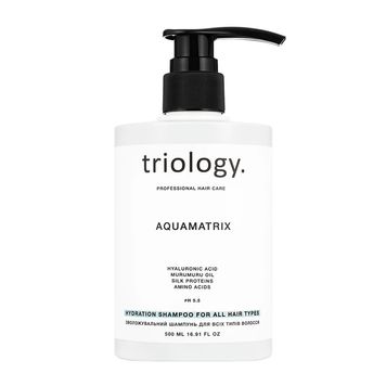 Увлажняющий шампунь для всех типов волос Triology Aquamatrix Hydration Shampoo