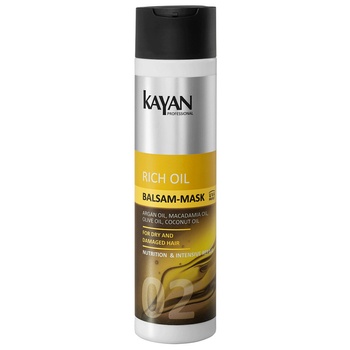 KAYAN Rich oil balsam mask бальзам маска для сухого та пошкодженого волосся 250 мл