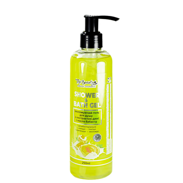 Зволожуючий гель для душу з екстрактом дині та масла бабассу TOP BEAUTY Shower & Bath Gel