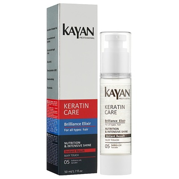 KAYAN Keratin care эликсир диамантовый для всех типов волос 100 мл