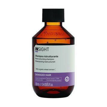 Шампунь для відновлення пошкодженого волосся (скло) Insight Damaged Hair Restructurizing Shampoo 100 мл