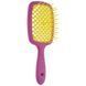 Janeke SUPERBRUSH YELLOW/RASPBERRIES. Гребінець арт. 82SP226COM