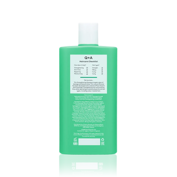 Шампунь для укріплення та покращення росту волосся Q+A Strengthening Shampoo