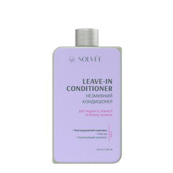 Несмываемый кондиционер для гладкости, мягкости и блеска волос SOLVEE Lisse Leave-in Conditioner
